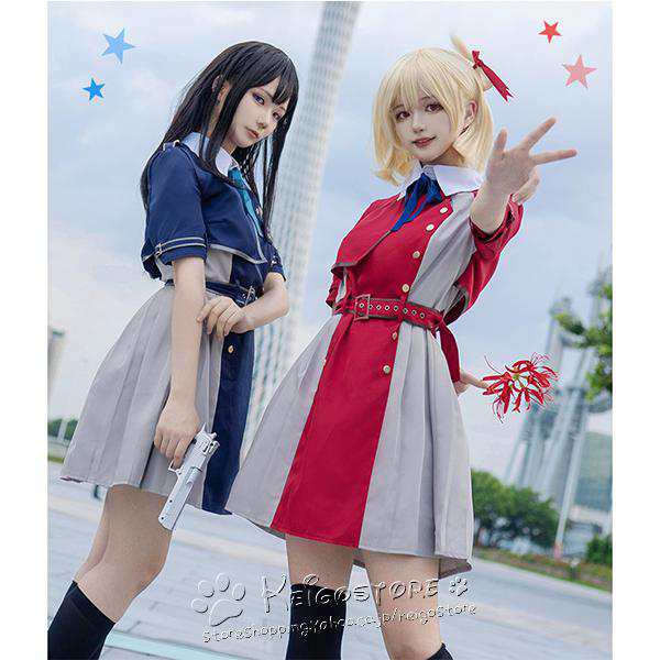 制服 ハロウィン コスプレ 衣装 リコリス リコイル 錦木千束と井ノ上